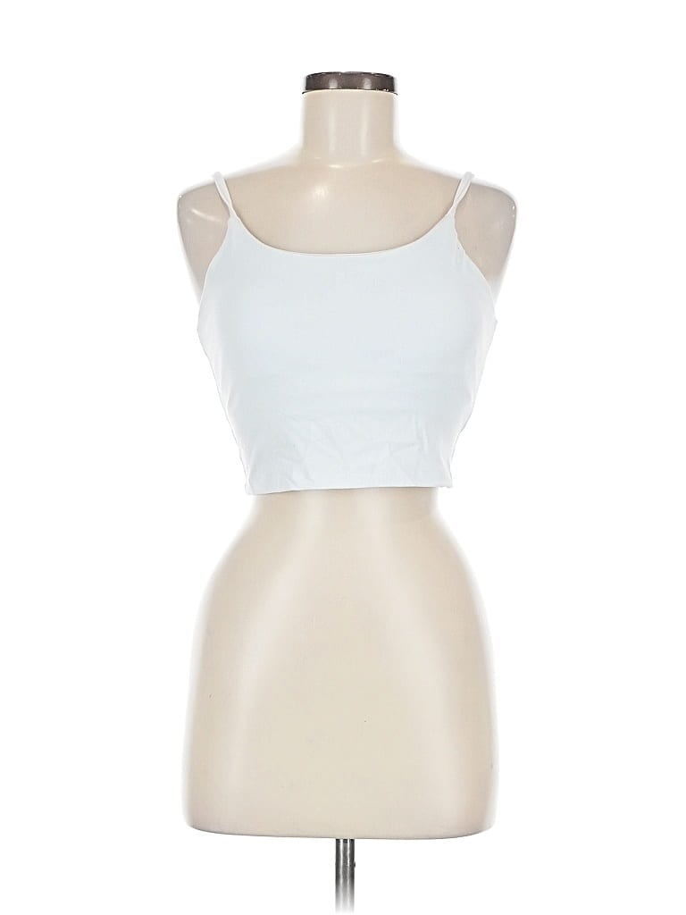 UNBRANDED Pre-owned Tank Top White Strapless Neckline Tops