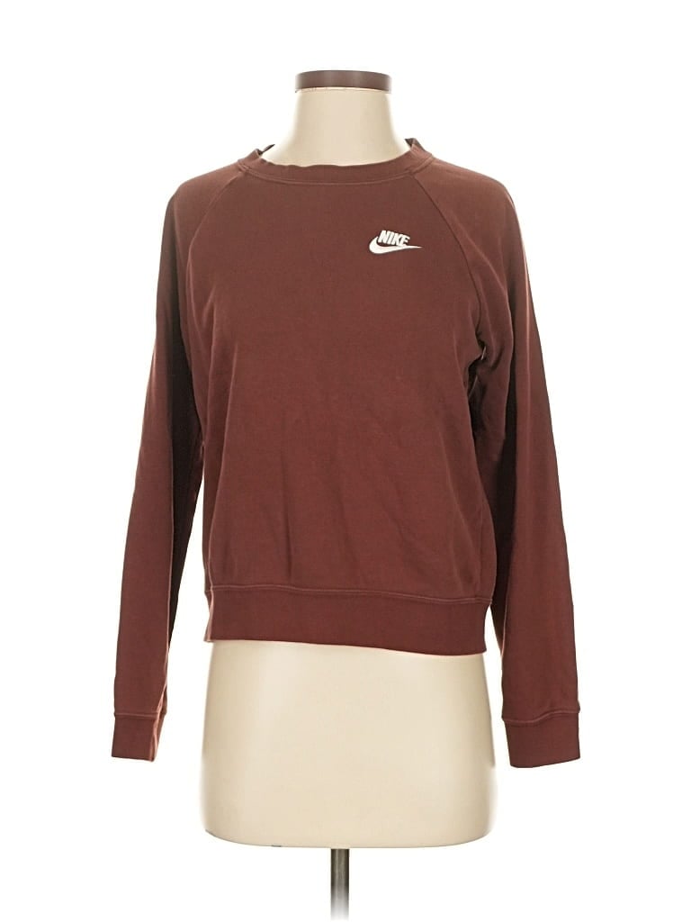 Pre-owned Nike Sweatshirt In Brown