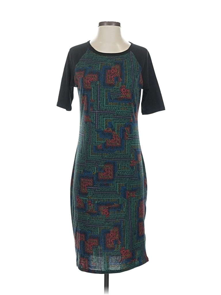 Pre-owned Lularoe Casual Dress In Blue