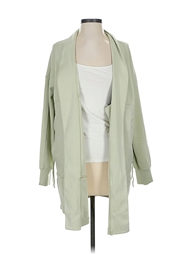 Pre-owned Flx Trenchcoat In Green