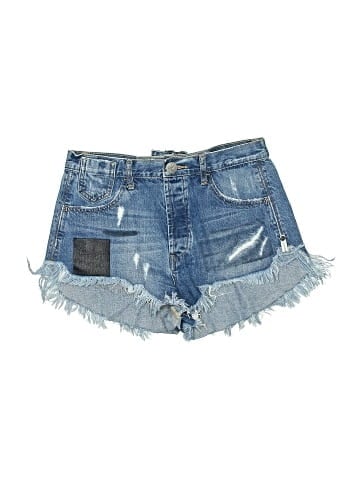 ONE X ONETEASPOON Denim Shorts (view 1)