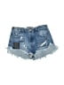 ONE X ONETEASPOON Blue Denim Shorts Size 25 waist - photo 1