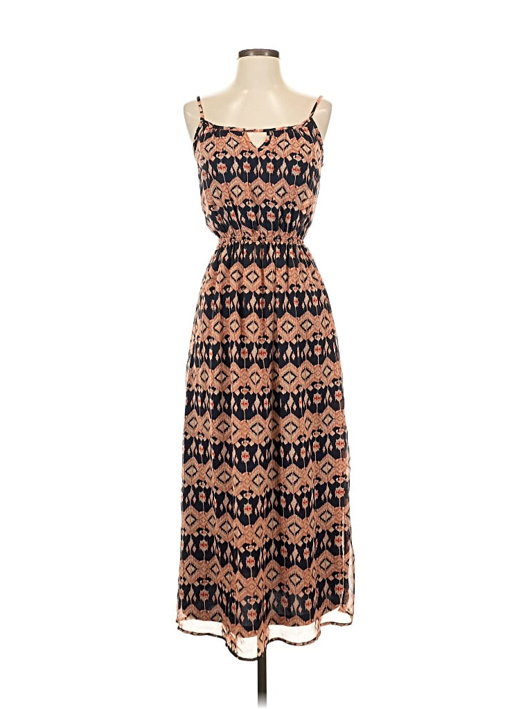 Pre-owned One Clothing Casual Dress In Brown