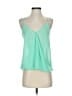 Dna Couture 100% Polyester Green Tank Top Size S - photo 1