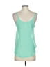 Dna Couture 100% Polyester Green Tank Top Size S - photo 2