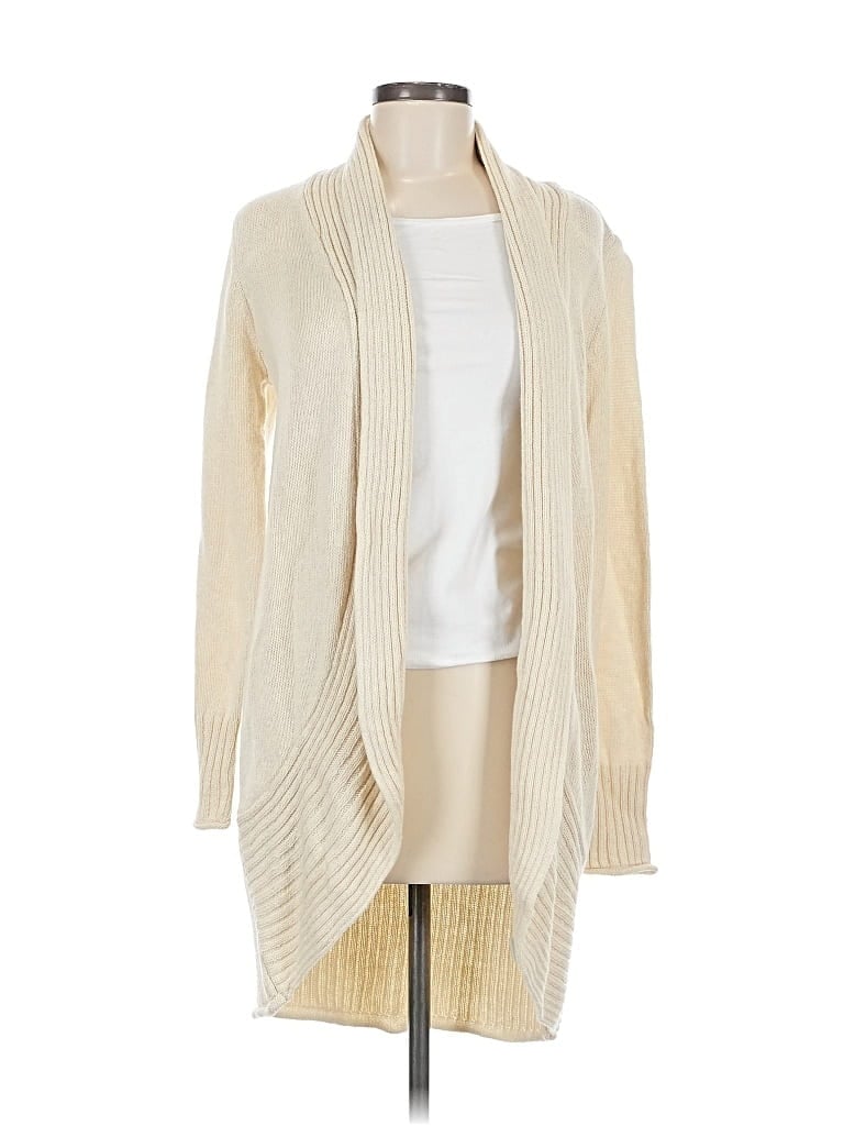 Pre-owned Maurices Cardigan Sweater In White
