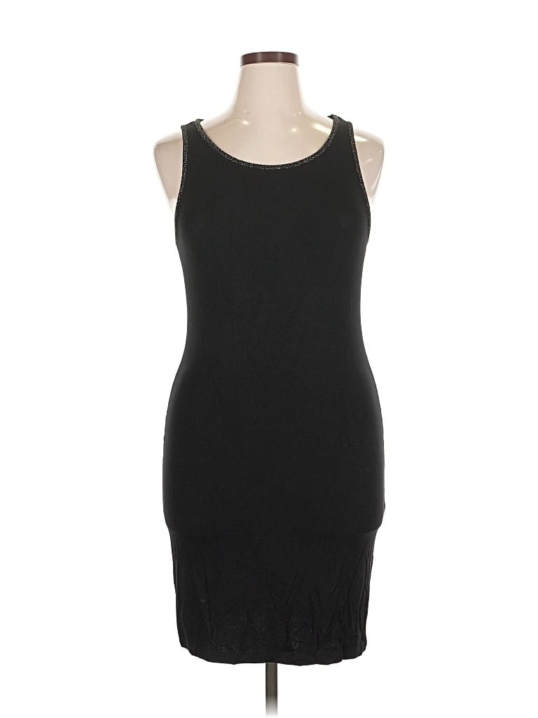 Pre-owned Vila Cocktail Dress In Black
