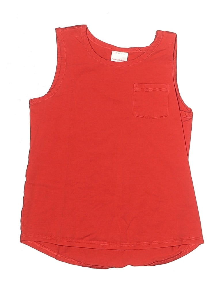 Pre-owned Hanna Andersson Kids' Sleeveless T-shirt In Red
