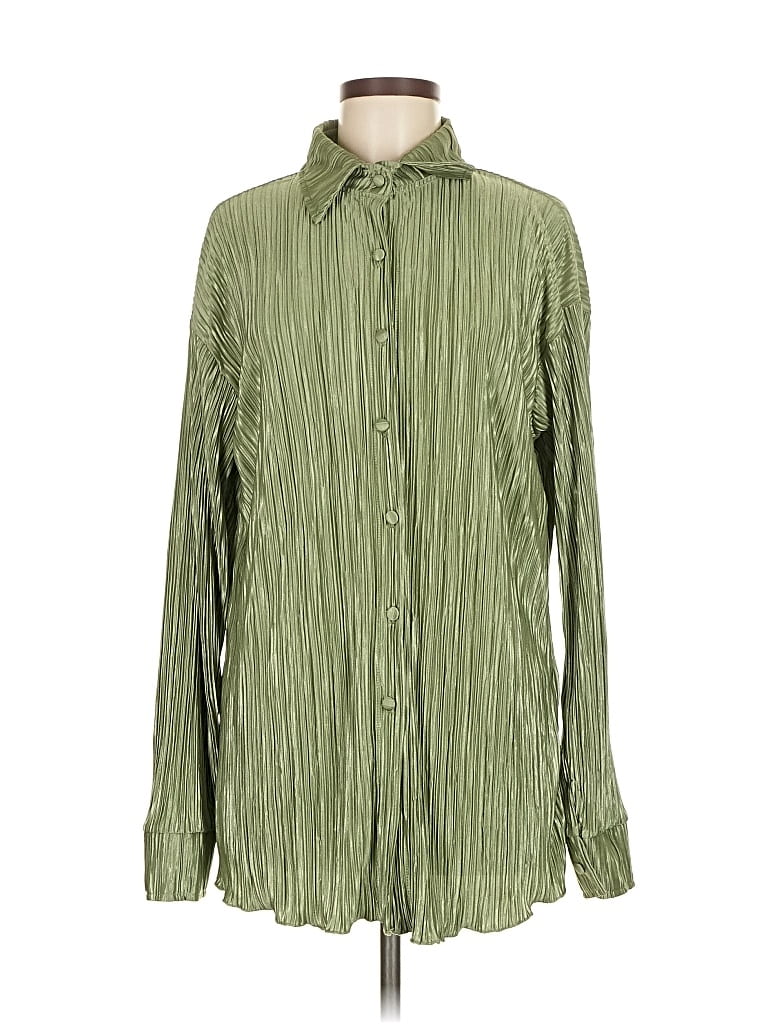 UNBRANDED Pre-owned Long Sleeve Blouse In Green