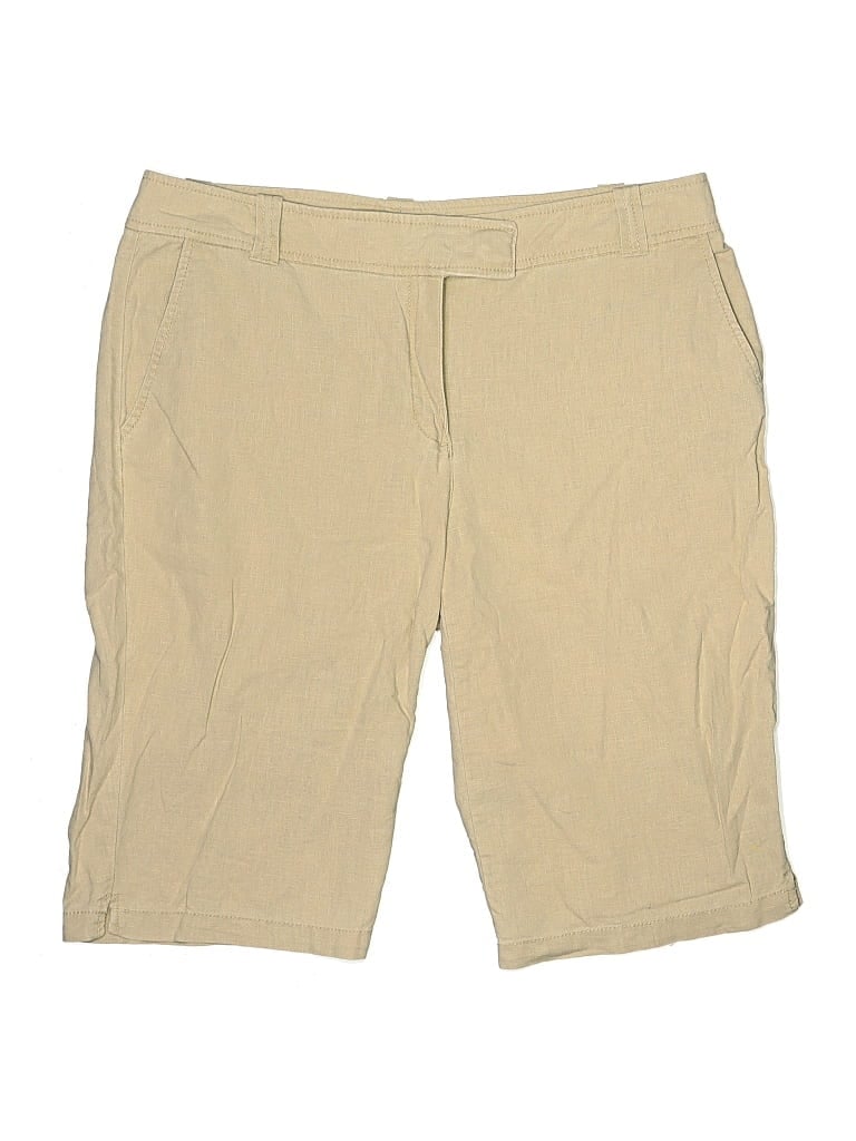 Pre-owned New York And Company Khaki Shorts In Brown
