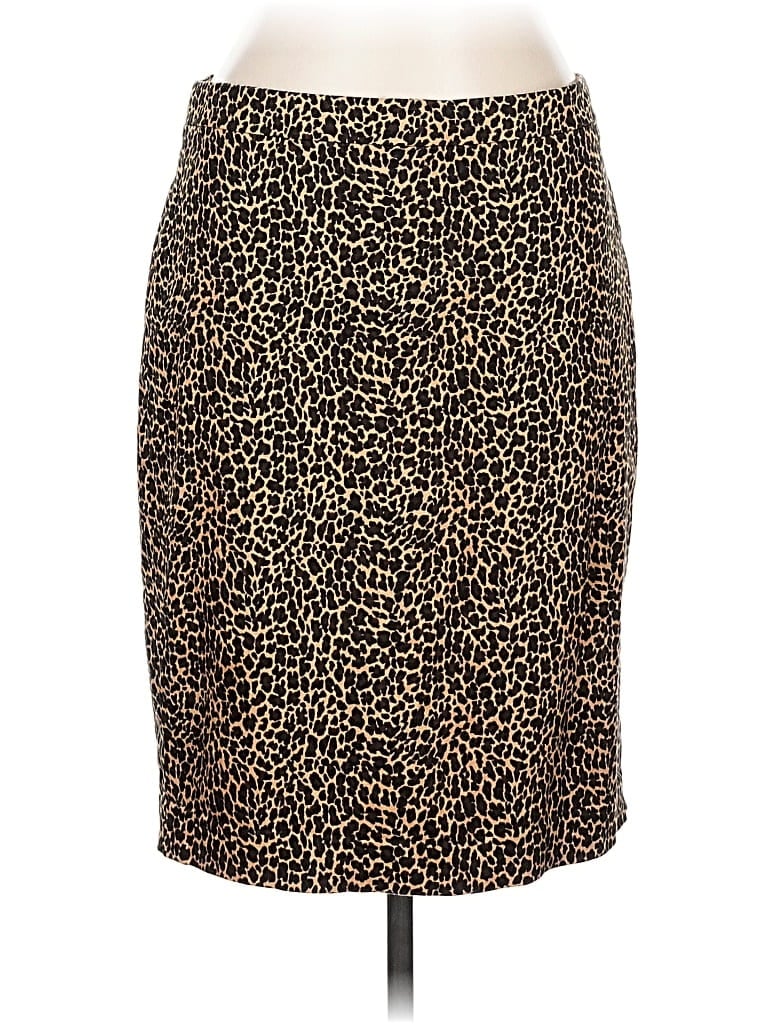 Pre-owned J.crew Factory Store Casual Skirt In Brown