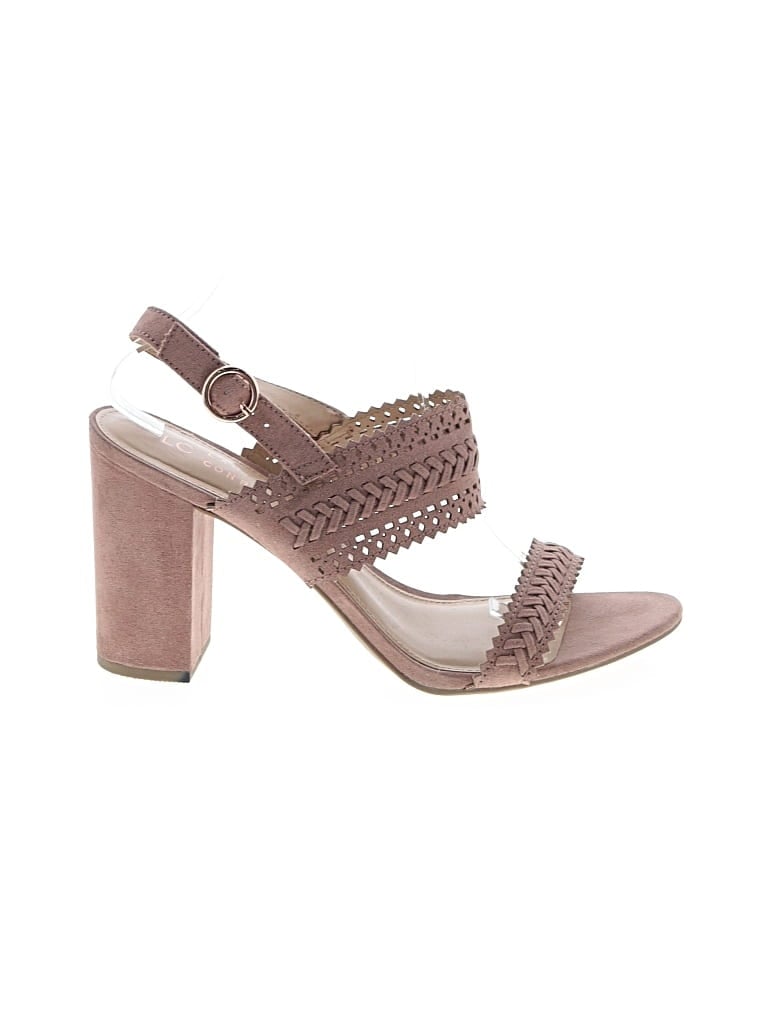 Pre-owned Lc Lauren Conrad Heels In Pink