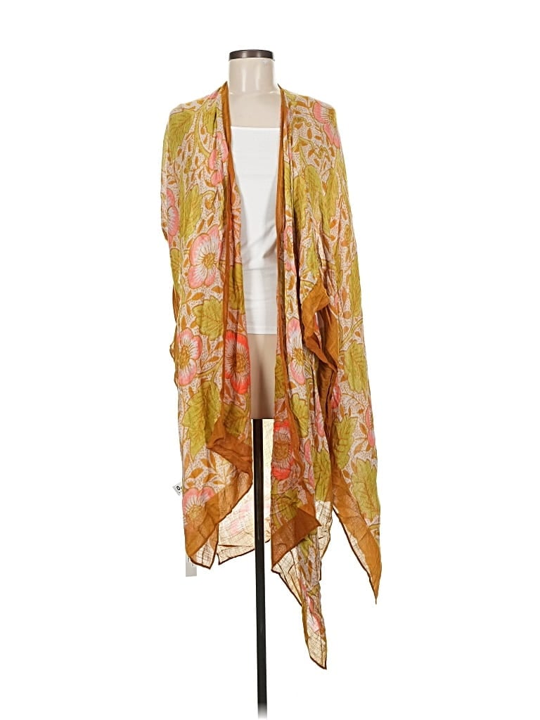 Pre-owned Assorted Brands Kimono In Orange