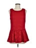 Ellen Tracy Red Sleeveless Top Size M - photo 1