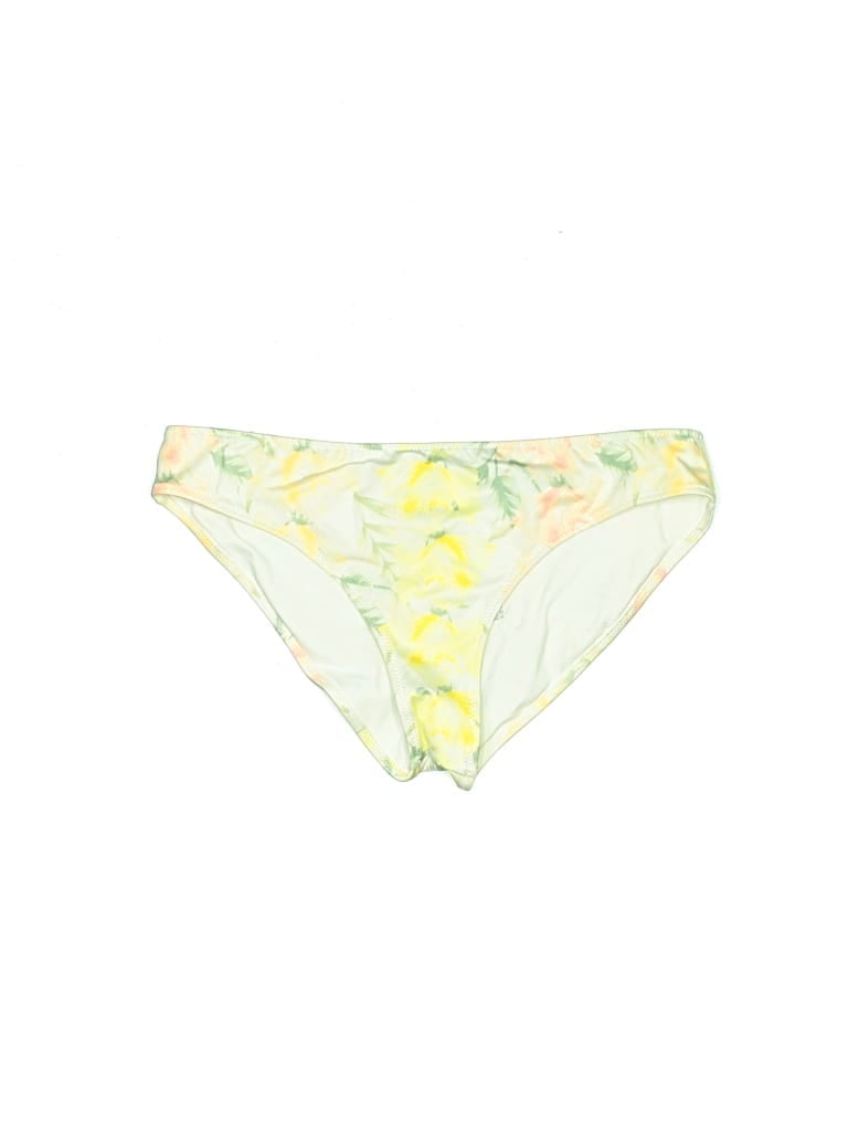 Pre-owned Victoria's Secret Pink Swimsuit Bottoms In Yellow