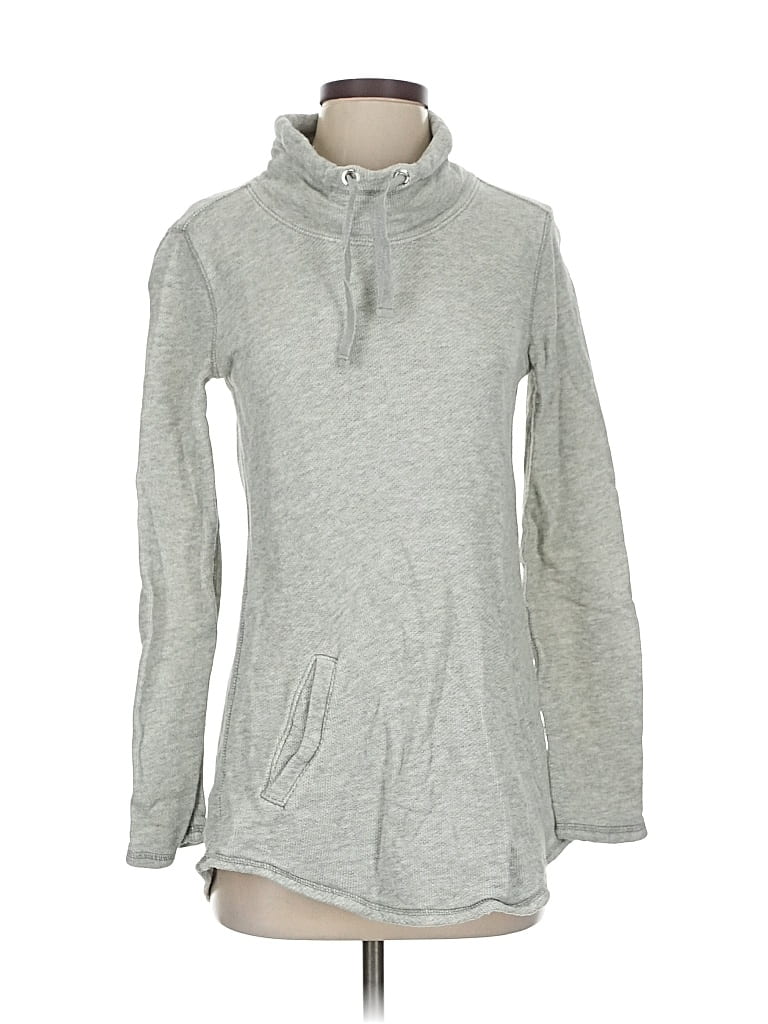 Pre-owned J.crew Mercantile Turtleneck Sweater In Silver