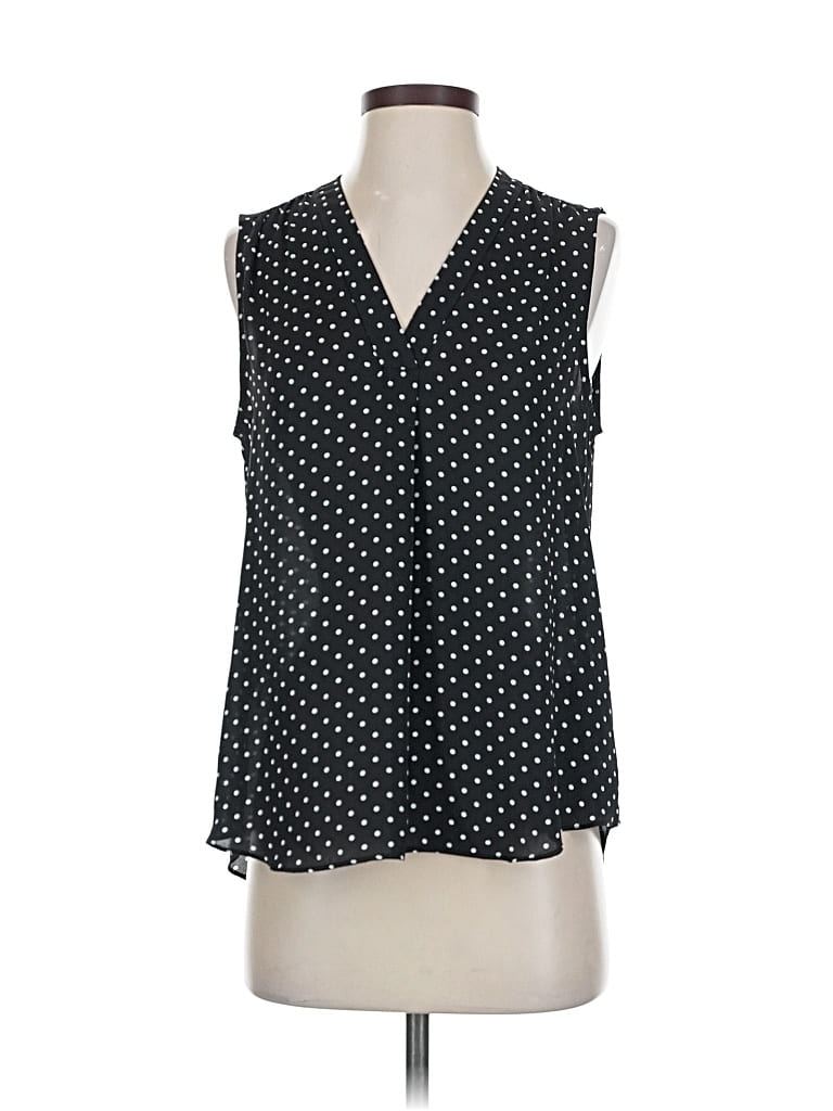 Pre-owned Vince Camuto Sleeveless Blouse In Black