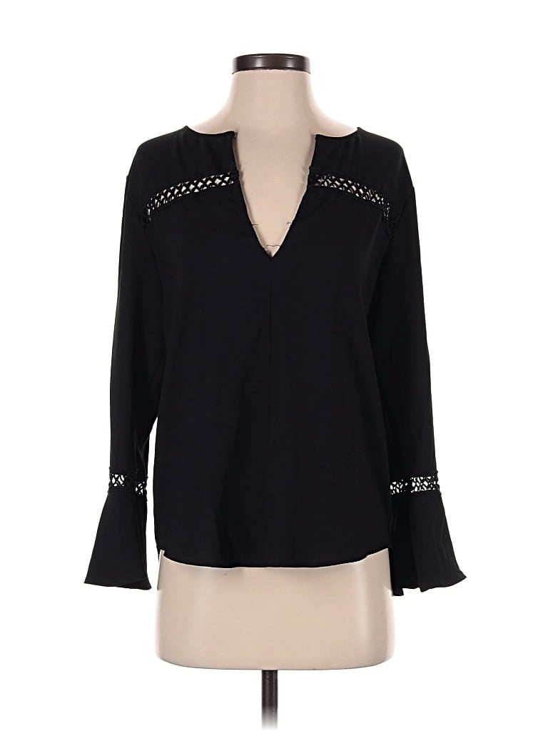 Click to view more detailed imagery on our partner's website Pre-owned Ann Taylor Long Sleeve Blouse In Black