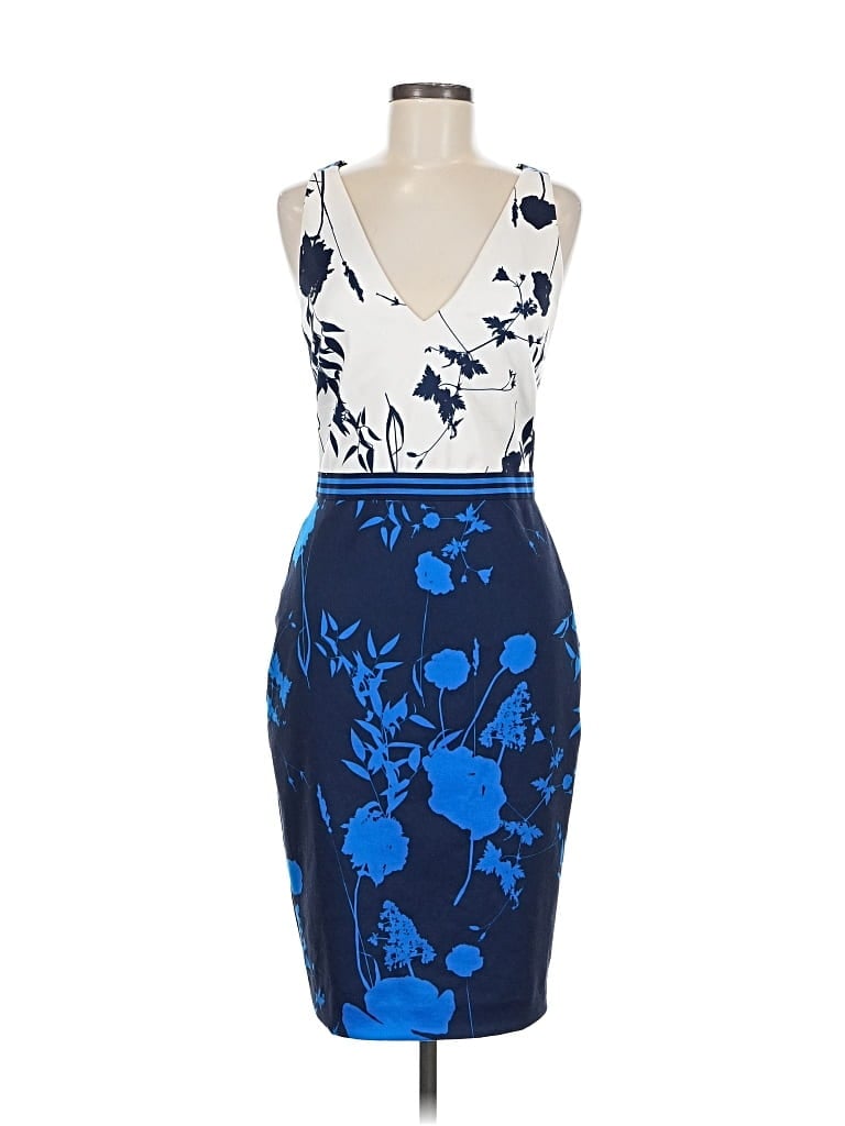 Pre-owned Ted Baker Cocktail Dress In Blue