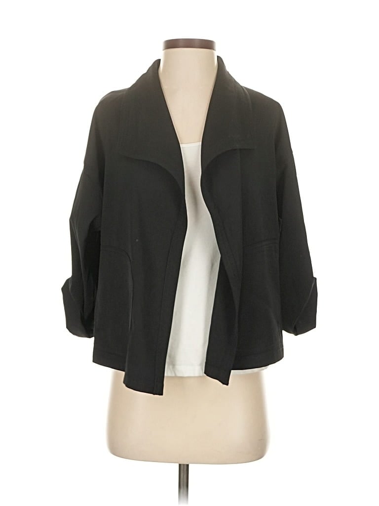 Pre-owned Max Studio Blazer Jacket In Black
