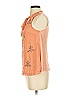 Akemi + Kin 100% Polyester Orange Sleeveless Blouse Size XS - photo 5