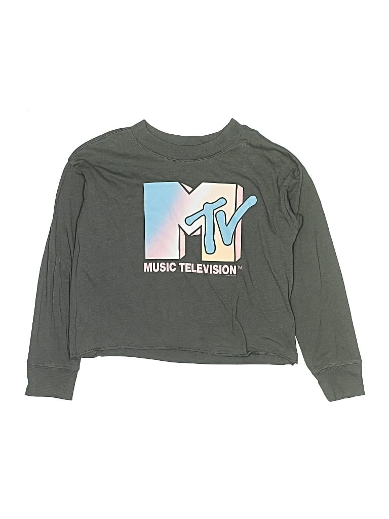 Pre-owned Gap Kids' Long Sleeve T-shirt In Green