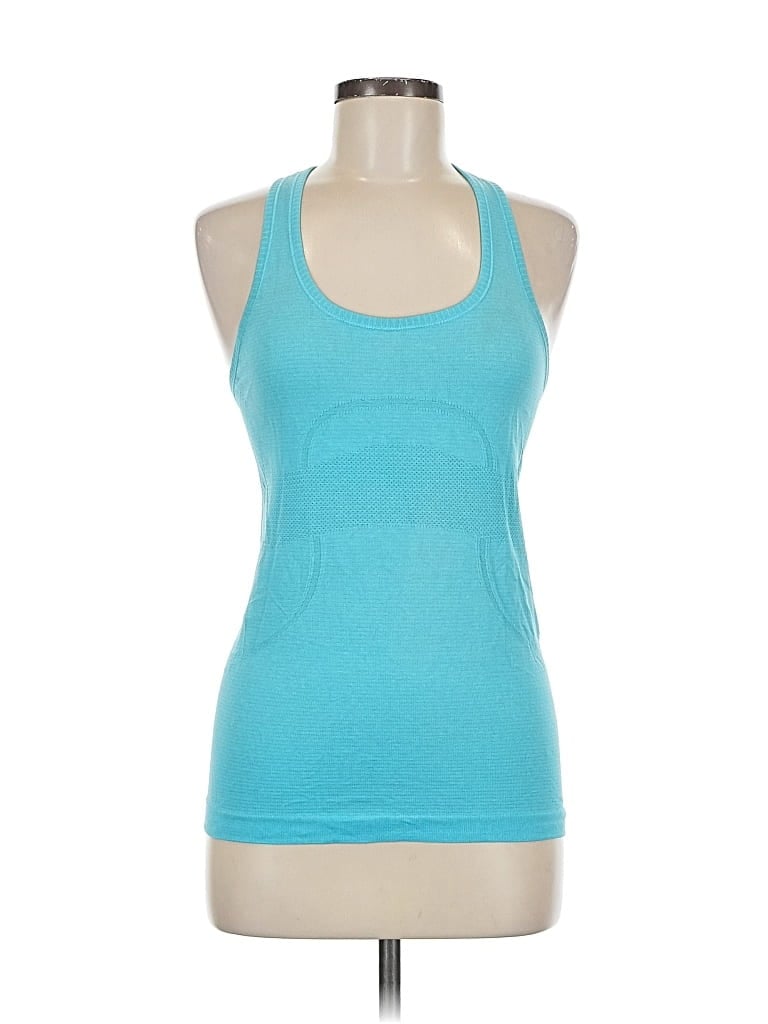 Pre-owned Lululemon Athletica Active Tank Top In Blue