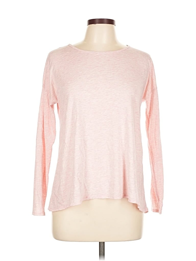 Pre-owned Lululemon Athletica Long Sleeve T-shirt In Pink