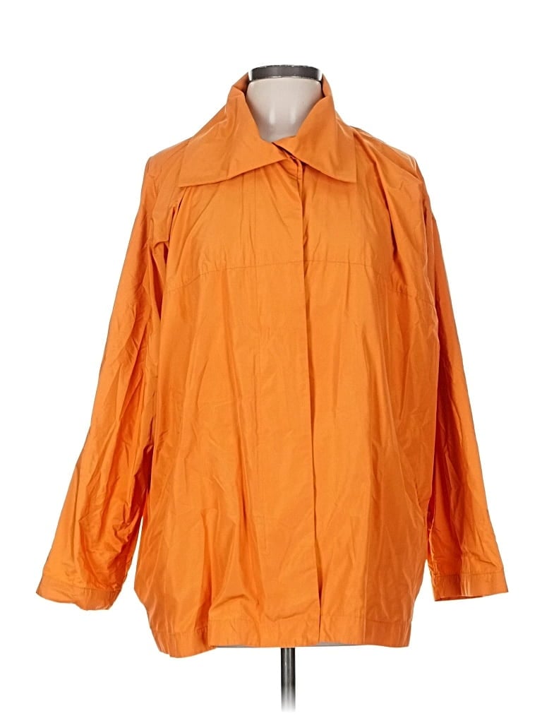 Pre-owned Jones New York Collection Coat In Orange