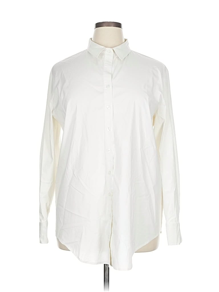 Click to view more detailed imagery on our partner's website Pre-owned Finley Long Sleeve Button Down Shirt In White