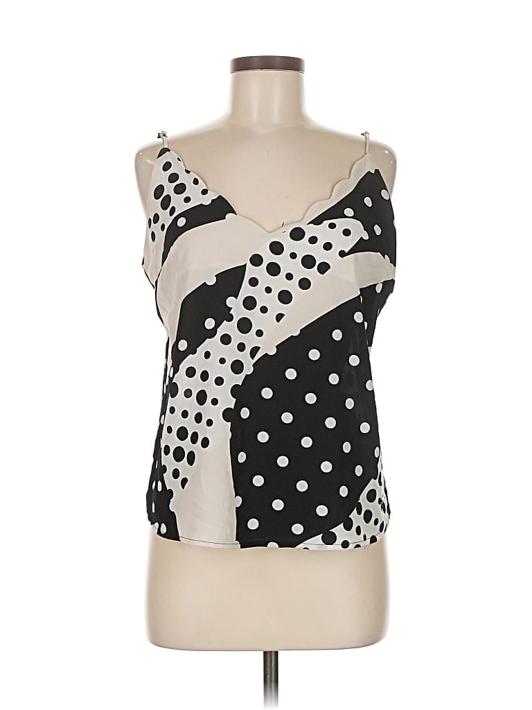 Pre-owned T Tahari Sleeveless Blouse In Black