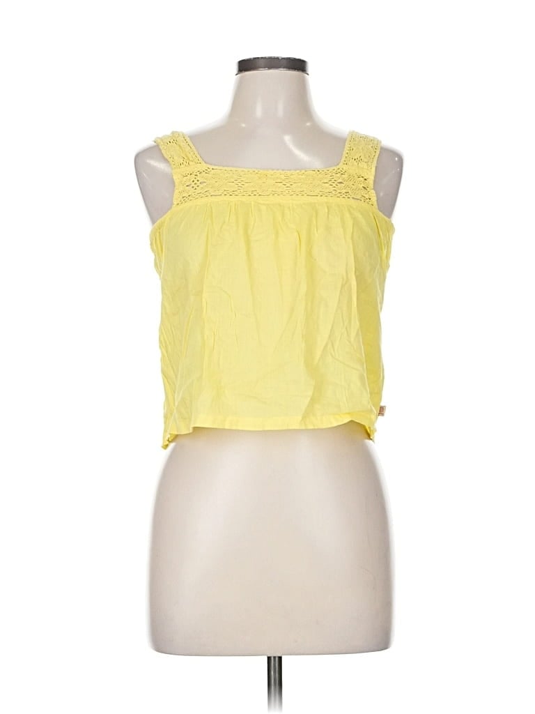 Pre-owned Polo Jeans Co. By Ralph Lauren Sleeveless Blouse In Yellow