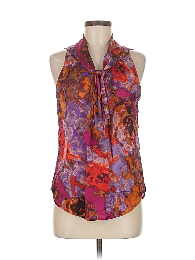 Pre-owned Adiva Sleeveless Blouse In Purple