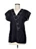 Escada Black Short Sleeve Blouse Size EU 40 / US 10 - photo 1