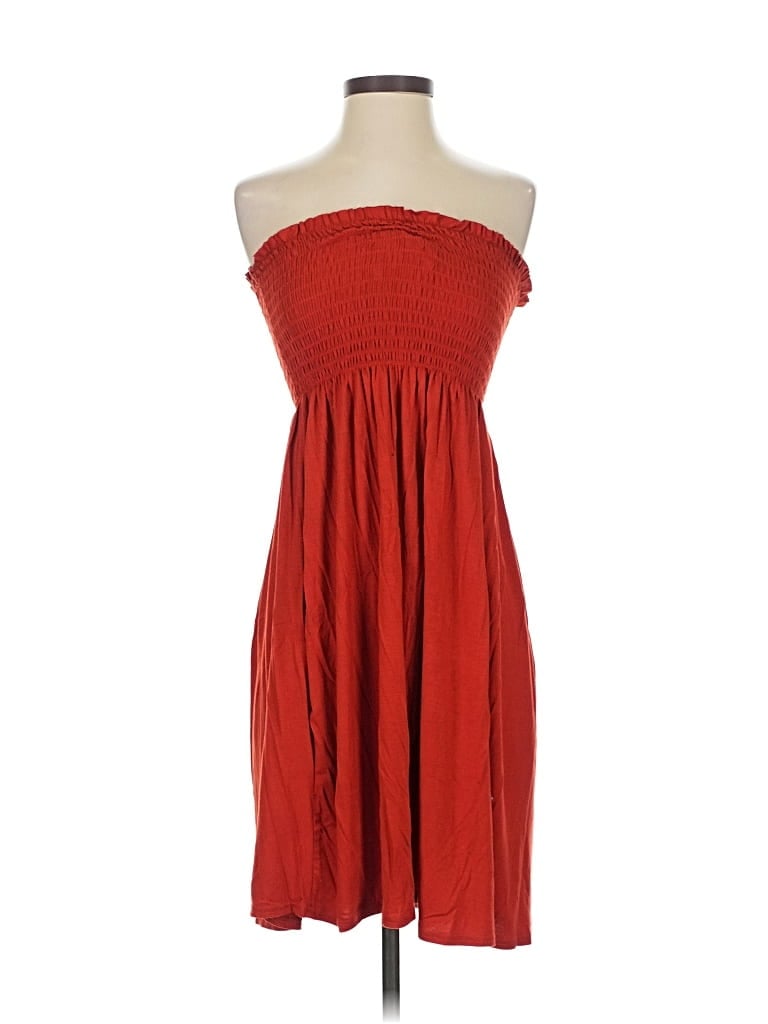 Pre-owned Assorted Brands Casual Dress In Orange