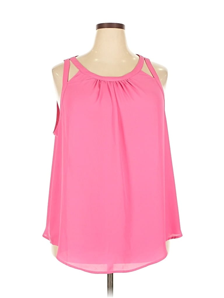 Pre-owned Torrid Sleeveless Blouse In Pink