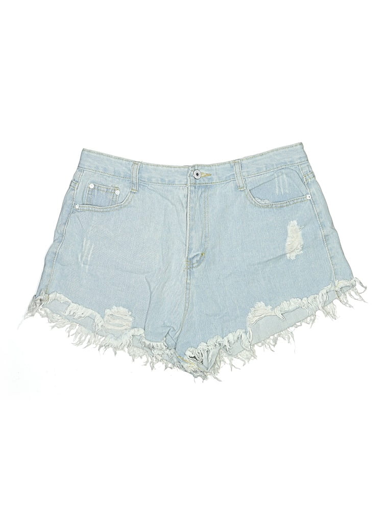 Pre-owned Unbranded Denim Shorts In Blue