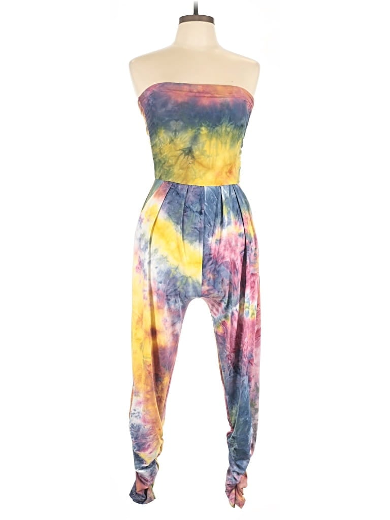 Pre-owned Assorted Brands Jumpsuit In Yellow