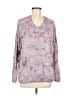 Grace & Lace Tie-dye Purple Pullover Sweater Size M - photo 1