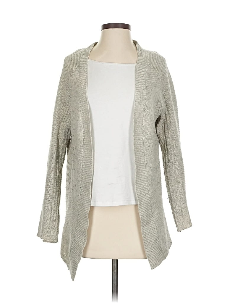 Pre-owned Coldwater Creek Cardigan Sweater In Gray