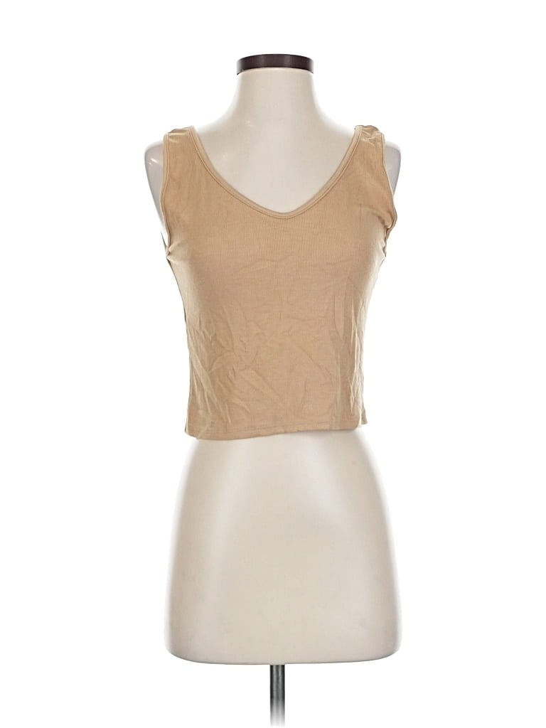 Pre-owned Lezat Sleeveless T-shirt In Brown