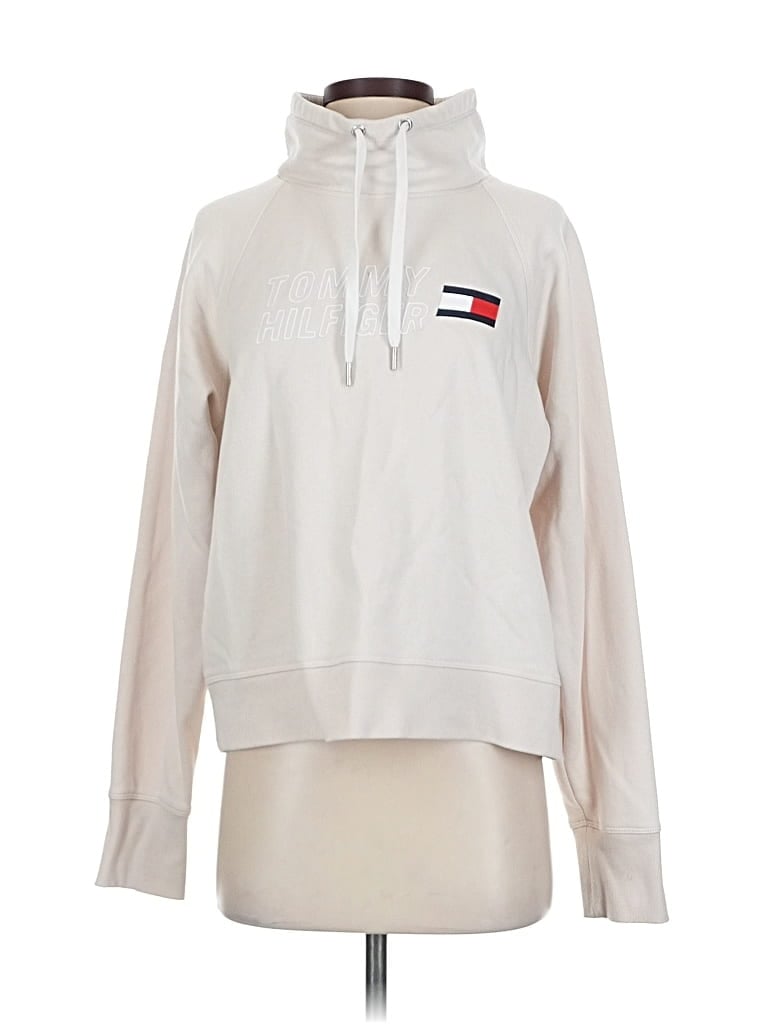 Pre-owned Tommy Hilfiger Sport Sweatshirt In White