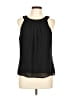 Calvin Klein 100% Polyester Black Sleeveless Blouse Size M (estimated) - photo 1