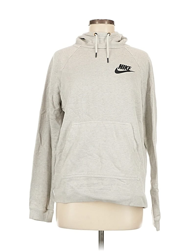 Pre-owned Nike Sweatshirt In Silver