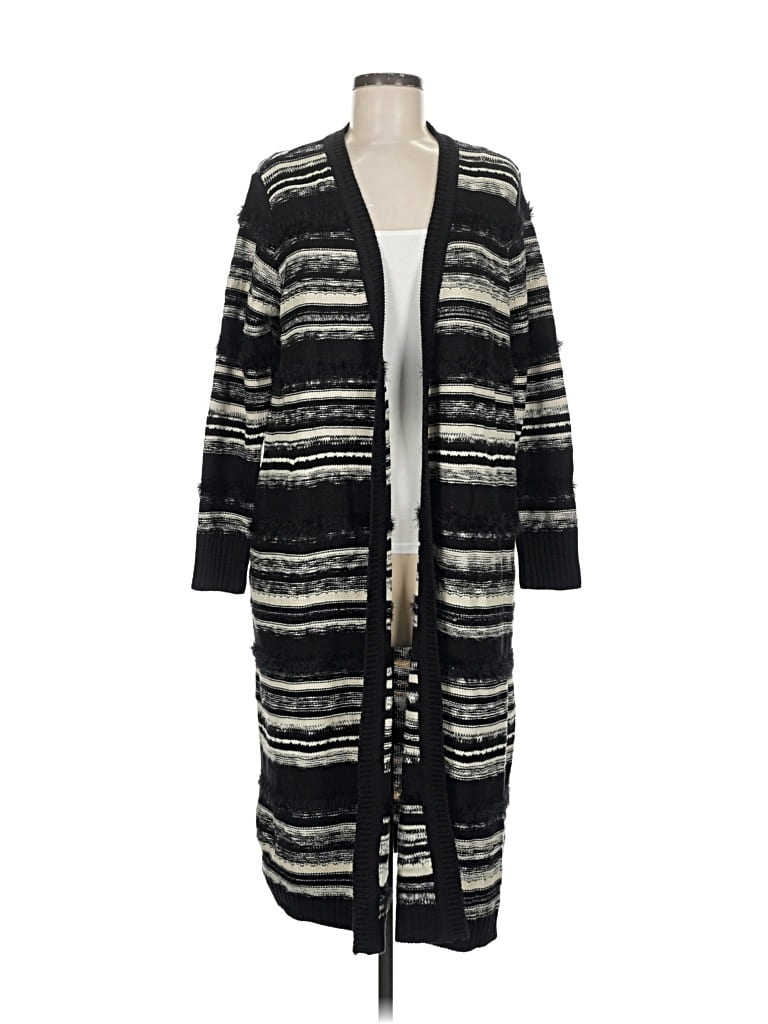 Pre-owned Tribal Jeans Cardigan Sweater In Black