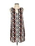 Everly 100% Polyester Print Gray Black Casual Dress Size S - photo 1