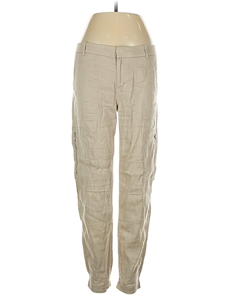 Pre-owned Vince Linen Pants In Brown