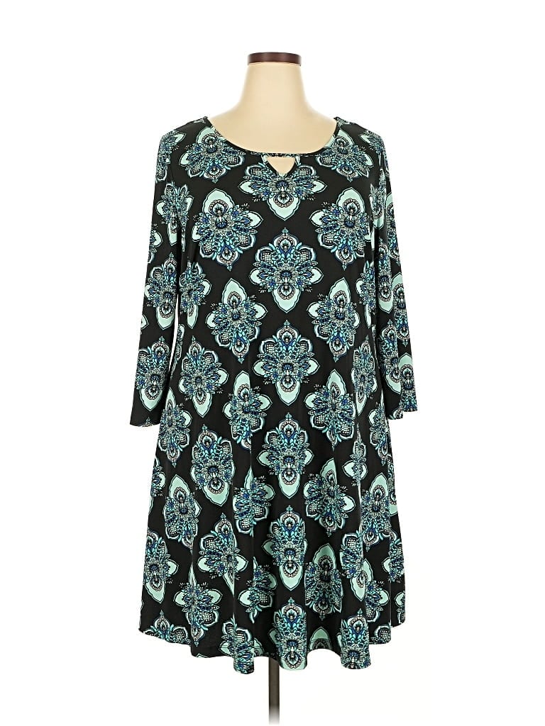 Pre-owned Kaari Blue Casual Dress In Blue