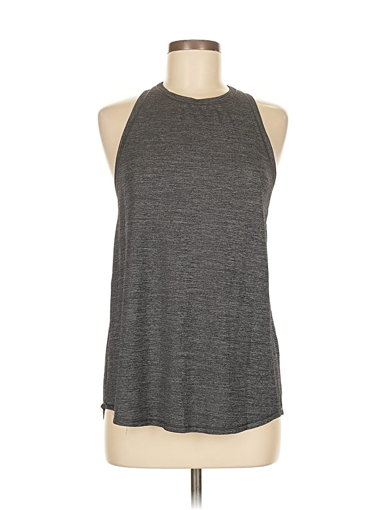 Pre-owned Lululemon Athletica Sleeveless T-shirt In Gray
