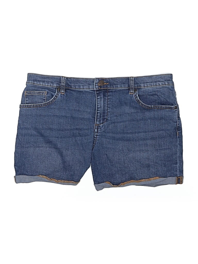 Click to view more detailed imagery on our partner's website Pre-owned New York And Company Denim Shorts In Blue